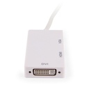 DisplayPort To HDMI-compatible VGA DVI Adapter 4K DP 3 In 1 Connector Video Display Converter for PC Projector Laptop HDTV