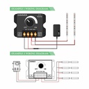 DC 12V-24V LED Dimmer Switch 30A LED Monochrome Controller PWM Digital Stepless Dimming for Lamp Strip Single Color Lamp