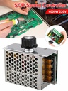 AC 220V 4000W High Power Thyristor Electronic Voltage Regulator Dimming Speed Temperature Regulation Control Switch