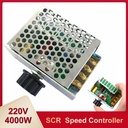 AC 220V 4000W High Power Thyristor Electronic Voltage Regulator Dimming Speed Temperature Regulation Control Switch