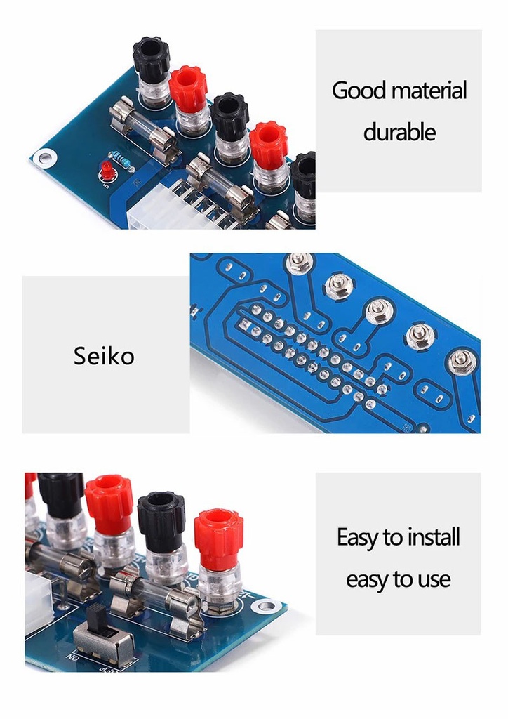 XH-M229 Desktop PC Chassis Power ATX Transfer To Adapter Board Power Supply Circuit Outlet Module 24Pin Output Terminal 24 Pins