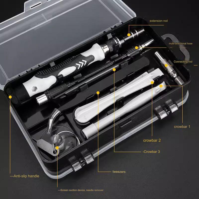 115 in 1 Screwdriver Set Anti-slip Handle Magnetic Screwdriver for DIY Work Small Electronic Devices Disassembly Tools