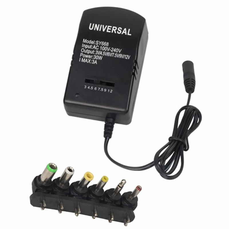 30W adjustable multi-function switching power supply 3-12V 3A voltage adjustable voltage power supply adapter