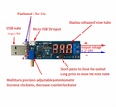 DC-DC 5V to 3.5V / 12V USB Step UP / Down Power Supply Module Adjustable Boost Buck Converter Out DC 1.2V-24V