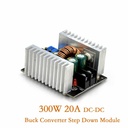 300W 20A DC-DC Buck Converter Step Down Module Constant Current LED Driver Power Step Down Voltage Module Electrolytic Capacitor