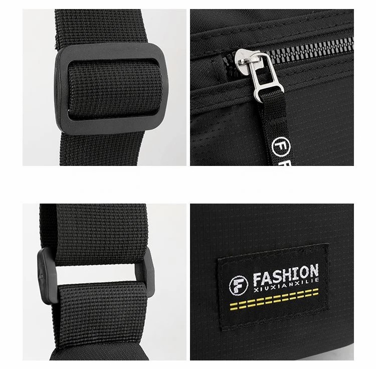 Men Shoulder Bag Multi-layer Large-capacity Nylon Messenger Bags Fashion Versatile Casual Lightweight Bag