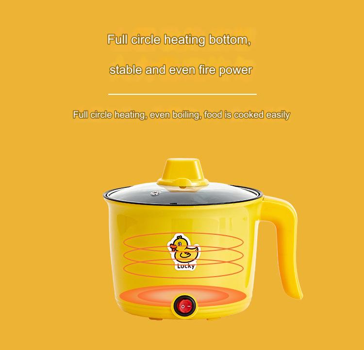 1.8L Mini electric cooking pot all-in-one multi-functional non-stick small electric pot