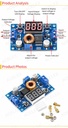 5A high-power 75W DC-DC Adjustable Step-Down Module 4.0-38V to 1.25V-36V buck-stabilized power supply module with voltmeter display