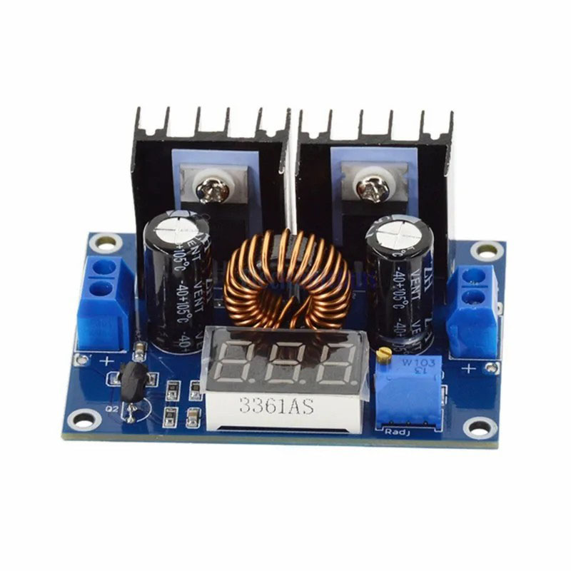 LED Voltmeter PWM Adjustable 4-36V To 1.25-36V Step-Down Board Module XL4016 8A 200W DC-DC Power drop Module