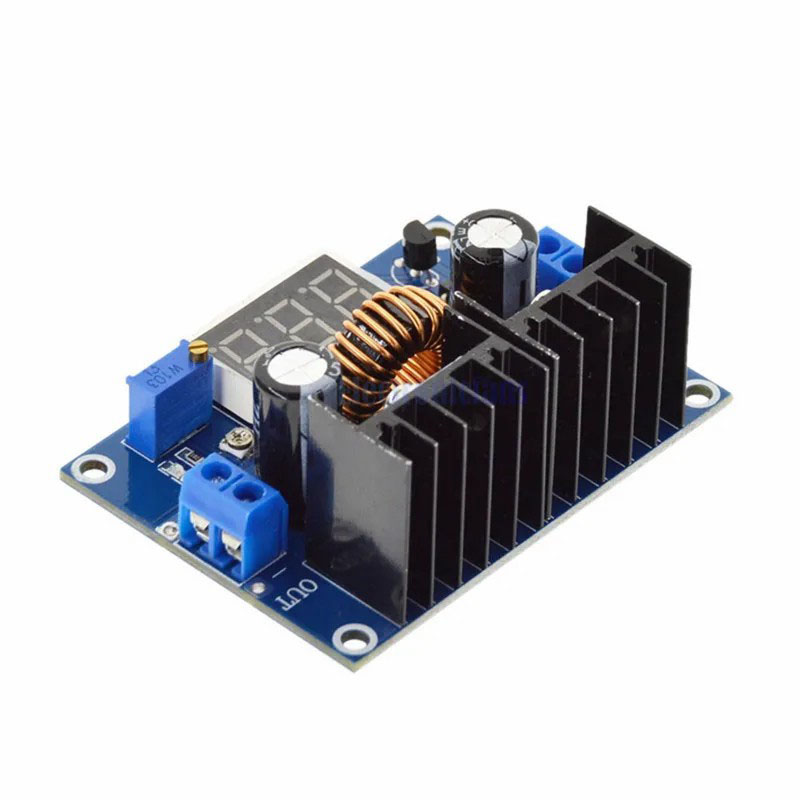 LED Voltmeter PWM Adjustable 4-36V To 1.25-36V Step-Down Board Module XL4016 8A 200W DC-DC Power drop Module