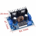 LED Voltmeter PWM Adjustable 4-36V To 1.25-36V Step-Down Board Module XL4016 8A 200W DC-DC Power drop Module