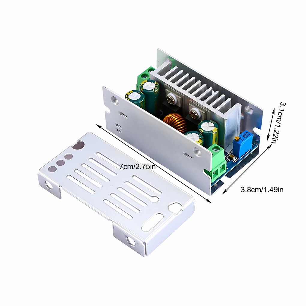 DC-DC 15A adjustable Input 8-55V Output 1-35V step-down high efficiency high power module