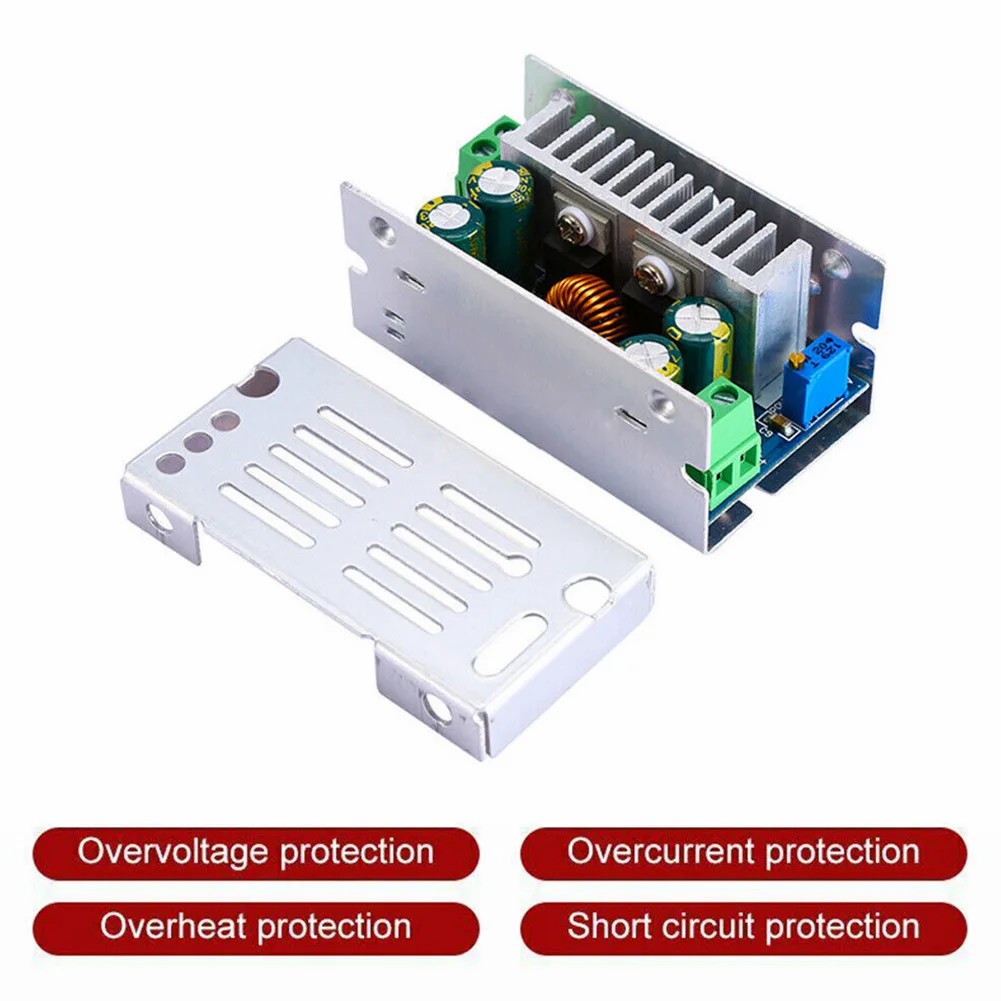 DC-DC 15A adjustable Input 8-55V Output 1-35V step-down high efficiency high power module