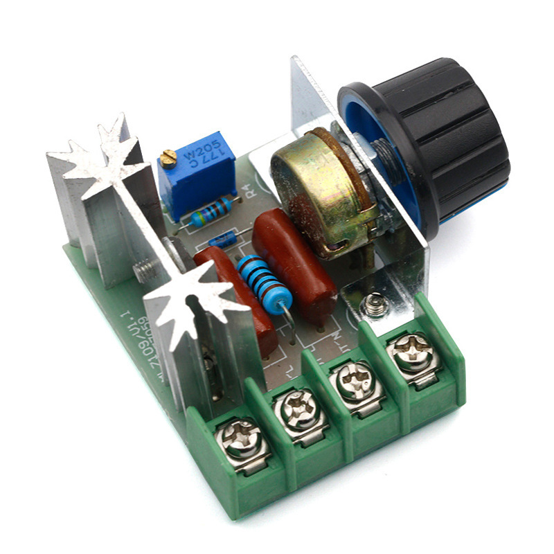 2000W 220V thyristor high-power electronic voltage regulator, dimming, speed regulation, temperature regulation, high reliability version