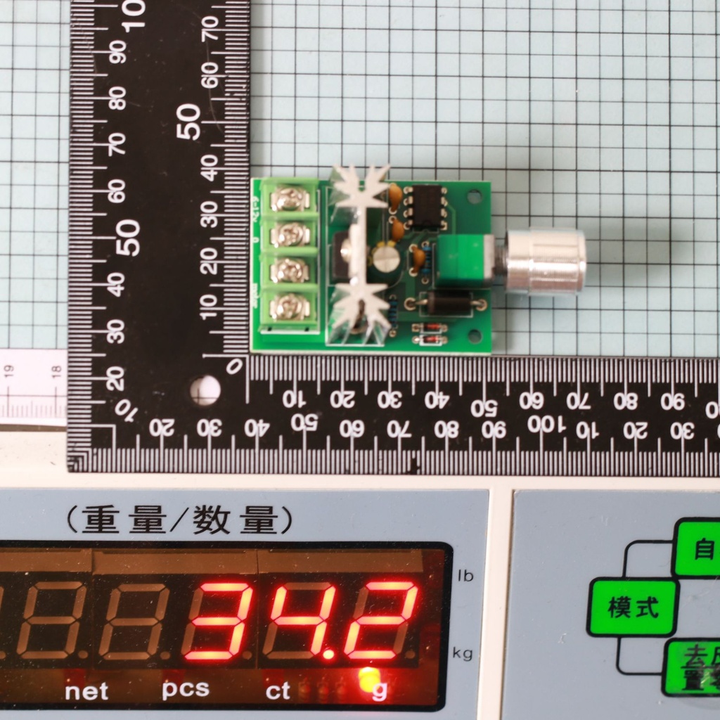 DC motor fan speed regulator 6V-12V 6A high power PWM stepless speed regulation board speed switch