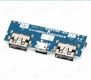 Micro/Type-C USB 5V 2.4A Dual USB 18650 Boost Battery Charger Board Mobile Power Bank Accessories