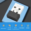 WIFI6 USB WIFI Network Card Free Driver 2.4GHz USB Dongle Wi-Fi Adapter 286.8Mbps 802.11b/g/n/ax for PC/Laptop/Desktop