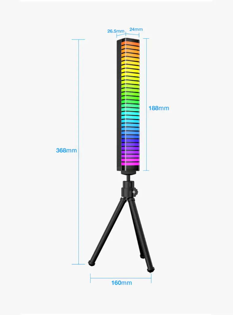 Smart RGB Led Night Light with Bluetooth APP Control Music Rhythm Lights Backlight for Gaming TV Room Decoration