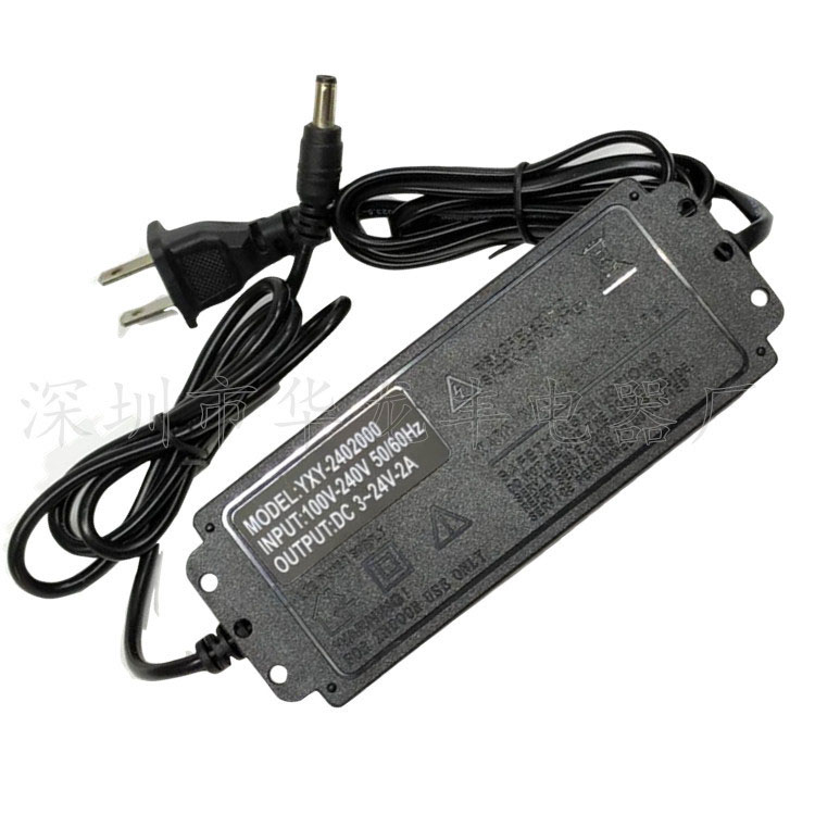 3-24V 2A adjustable voltage regulator power adapter with LED display