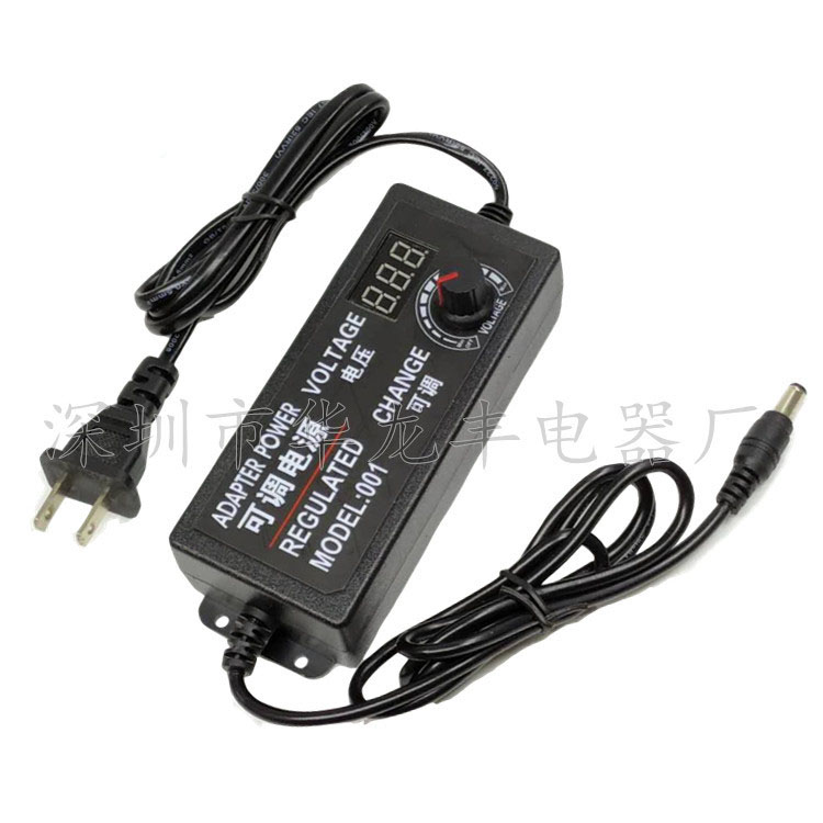 3-24V 2A adjustable voltage regulator power adapter with LED display