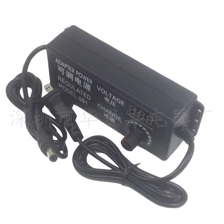 3-24V 2A adjustable voltage regulator power adapter with LED display