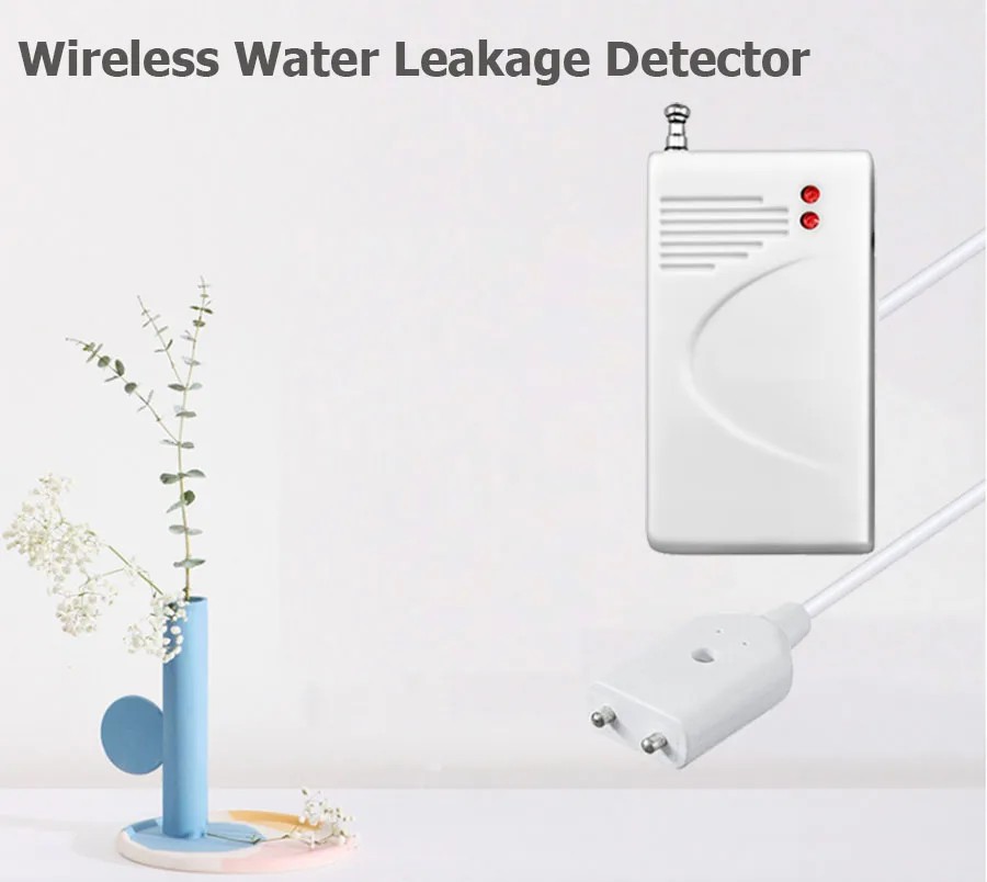 433MHZ Wireless Water leak Sensor Water Leakage Detector Alarm For Alarm System