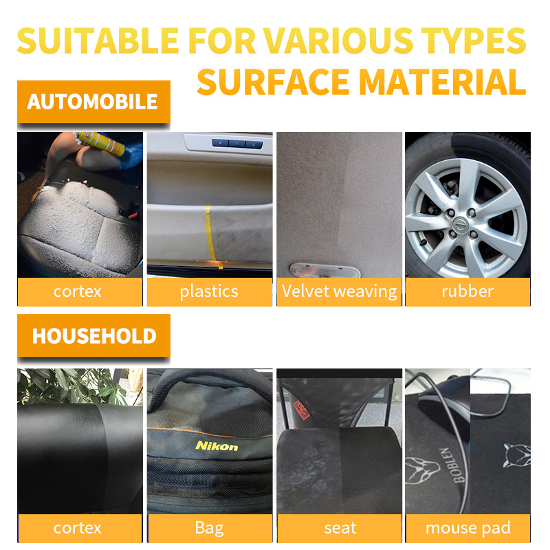 200ml Multifunctional Foam Car Cleaner Cleaning Powerful Stain Removal Kit Multifunctional Foam Cleaner Spray