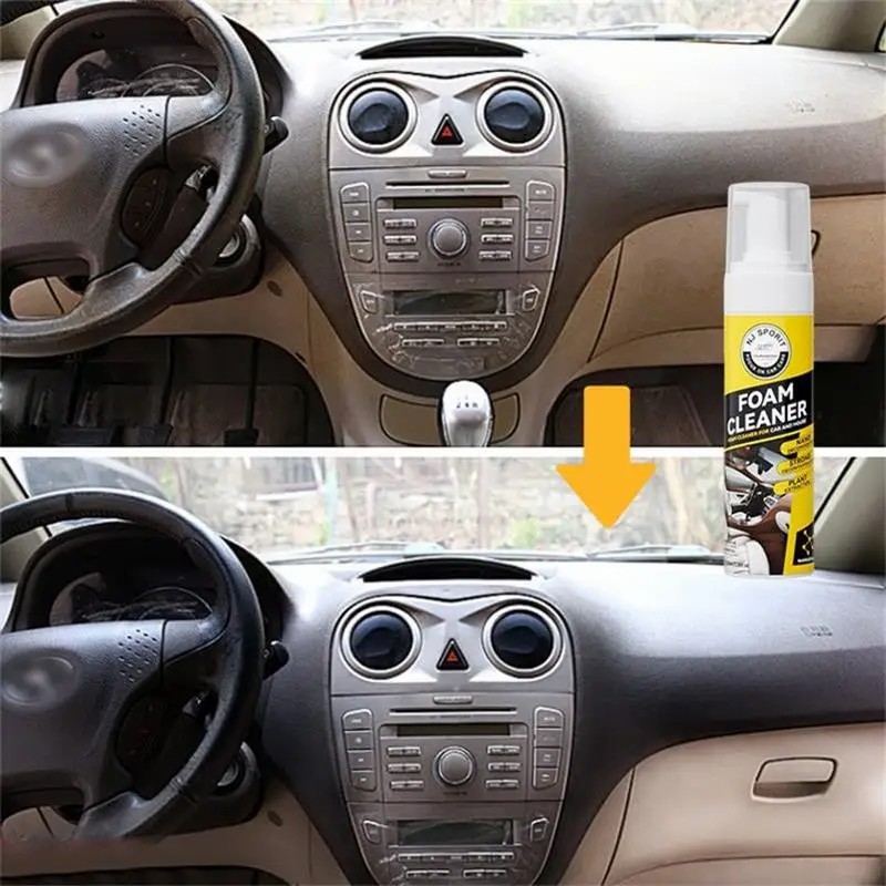 200ml Multifunctional Foam Car Cleaner Cleaning Powerful Stain Removal Kit Multifunctional Foam Cleaner Spray