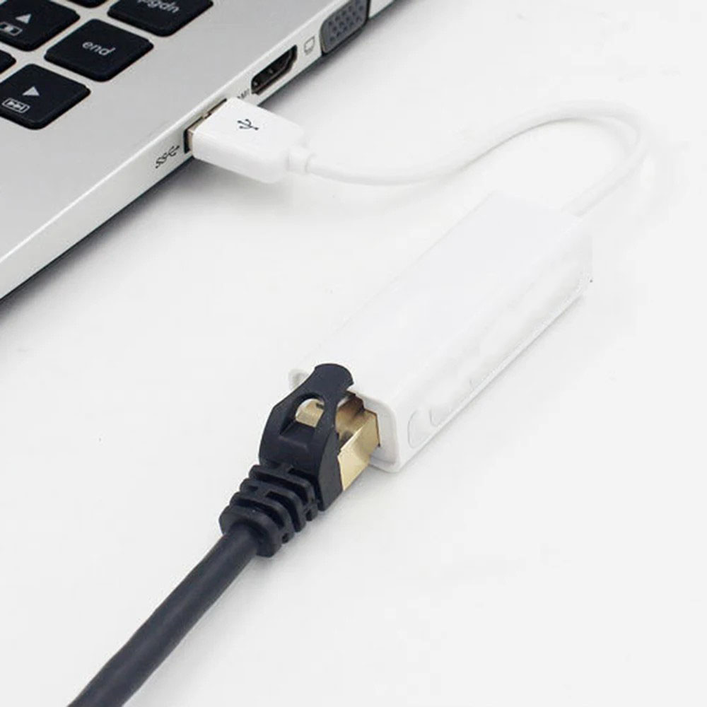 USB 2.0/ Type-C to Network Card LAN Adapter Ethernet RJ45 10/100Mbps Internet Cable Adapter
