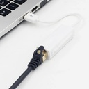 USB 2.0/ Type-C to Network Card LAN Adapter Ethernet RJ45 10/100Mbps Internet Cable Adapter