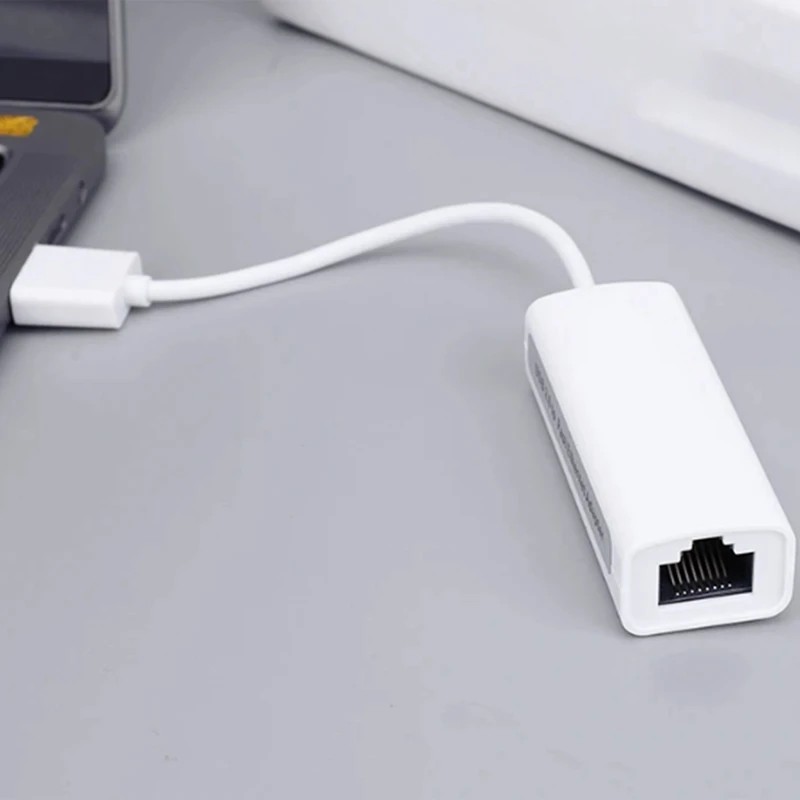 USB 2.0/ Type-C to Network Card LAN Adapter Ethernet RJ45 10/100Mbps Internet Cable Adapter