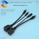 Passive POE Converter Power Cord RJ-45 Network Interface Adapter Cable DC 12v USB Power Splitter Internet Connection Cable For Ip Camera