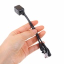 Passive POE Converter Power Cord RJ-45 Network Interface Adapter Cable DC 12v USB Power Splitter Internet Connection Cable For Ip Camera