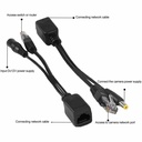 Passive POE Converter Power Cord RJ-45 Network Interface Adapter Cable DC 12v USB Power Splitter Internet Connection Cable For Ip Camera