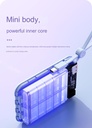 10000mAh Mobile Power Supply With Built-In Cable 18W Super Fast Charging Power Bank