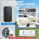 Self-generated wireless household electric doorbell intelligent AC music reminder elderly pager battery-free doorbell