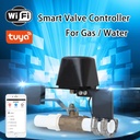 Tuya Wifi Smart Valve Controller bluetooth-compatible For Water Gas Auto Shut ON Off Water Valve Manipulator Smart Life APP home tool