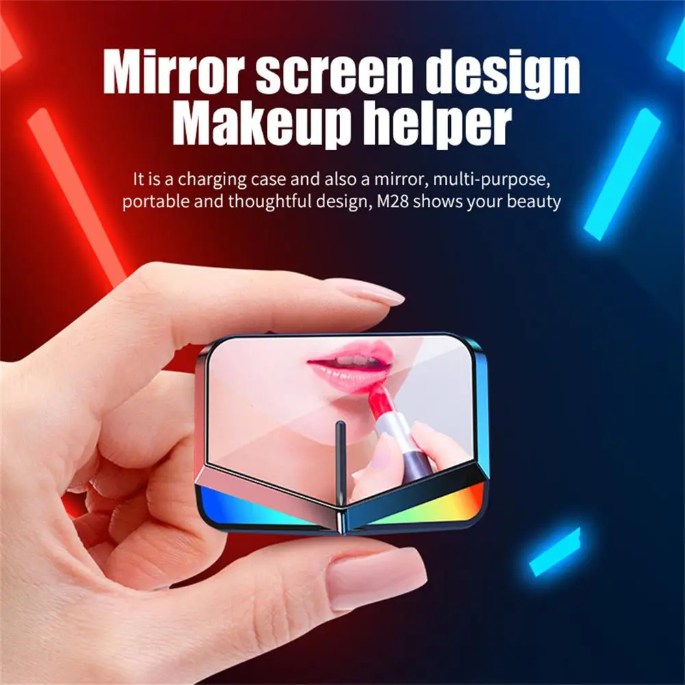 M28 Wireless Earphones Bluetooth Headphones TWS Stereo Touch Control Noise Reduction Earbuds Headsets With Microphone