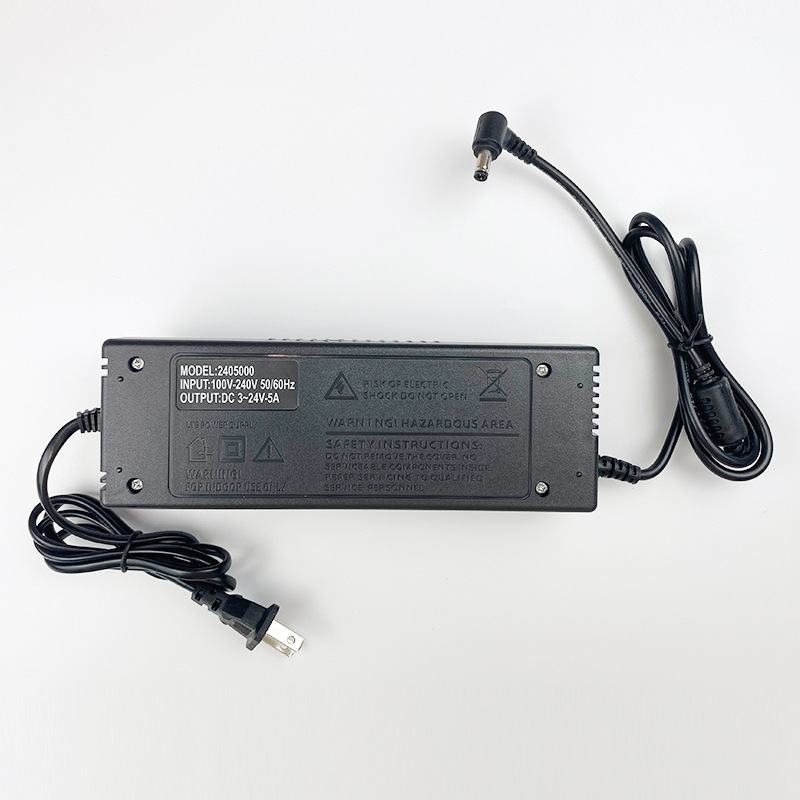 3V-24V 5A 120W adjustable voltage power adapter