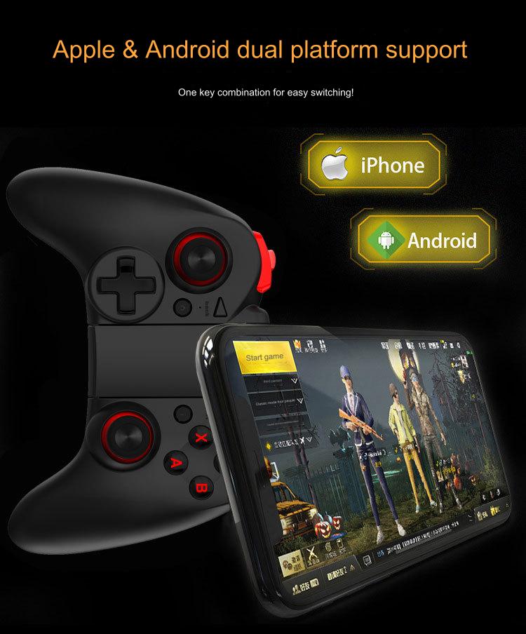 X5Plus Wireless Bluetooth Game Controller for PUBG Legends Accessories for Android and iOS Phones V3