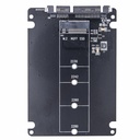 M.2 NGFF SSD To SATA3 Adapter Card External Hard Drive Box 6Gbps Hard Disk Adapter Board Dual Use M2 NGFF To SATA Conversion Card