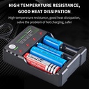 18650 4 Slots AC 110-220V Battery Charger 4.2V Rechargeable Lithium Battery Charger