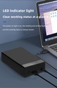 2.5/3.5 inch plastic screw-free USB 3.0 SATA desktop serial port hard drive enclosure supports 18TB external power supply