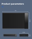 2.5/3.5 inch plastic screw-free USB 3.0 SATA desktop serial port hard drive enclosure supports 18TB external power supply