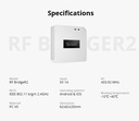 Sonoff RF Bridge R2 433MHz to wifi gateway wireless RF signal remote control hub for smart home