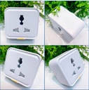 Tuya smart WIFI socket universal plug metering remote control switch APP timing