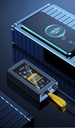 22.5W Fast Charging Transparent Mech Armor Power Bank with Digital Display