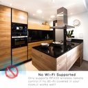 220V 10A Controller with Fuse,Self-Powered Wall Switch 433Mhz RF Wireless Kinetic Light Switch