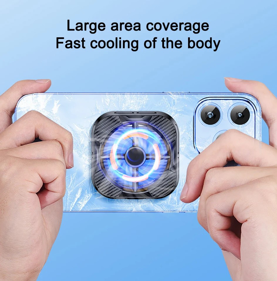 Type-C USB Powered X79 Magnetic Mobile Phone Semiconductor Cooling Radiator Fan