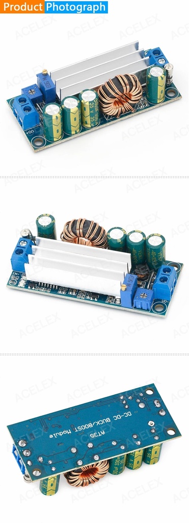 DC-DC Input 5-30V Output 0.5-30V 4A 60W automatic buck-boost power supply module constant current buck-boost low ripple high conversion efficiency